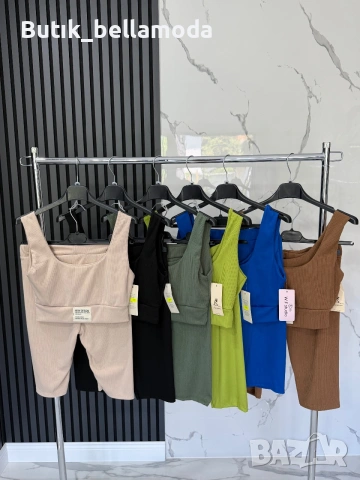 Рипсен сет клин и топ, снимка 3 - Комплекти - 55083934