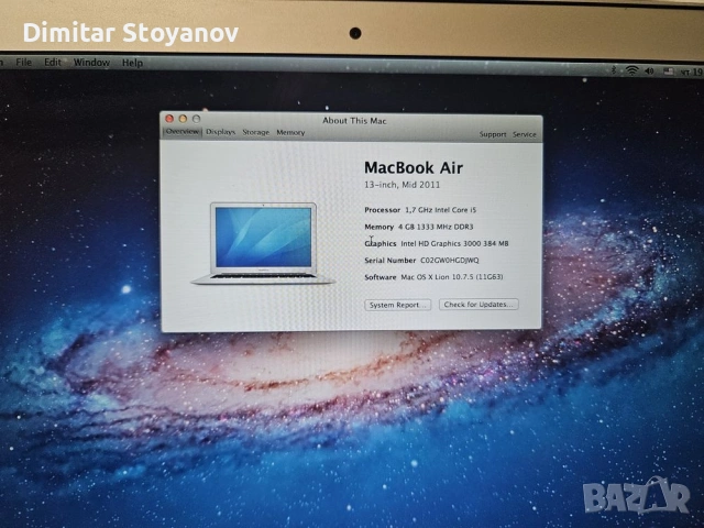 Apple MacBook Air A1369