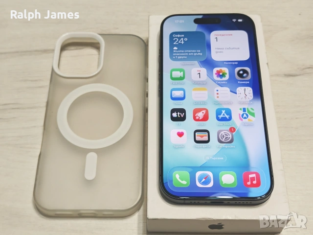 Като нов iPhone 17 5G 256 GB Black Гаранция, снимка 3 - Apple iPhone - 54809787