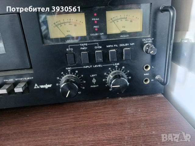 Два vintage дека Toshiba и Major, снимка 3 - Декове - 52991001