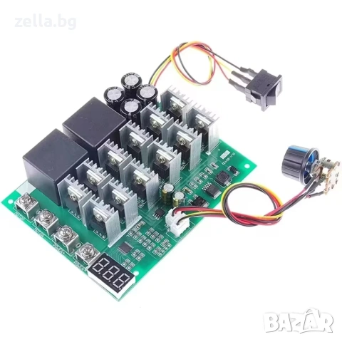 Дигитален PWM контролер 60A/100A, 12V-55V за DC мотор и HHO генератор 10113