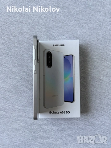 Samsung Galaxy A36 5G - Перфектно състояние | Кабел + кейс, снимка 3 - Samsung - 55235495