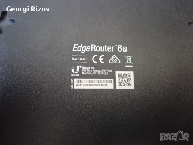 Ubiquiti EdgeRouter 6P, снимка 3 - Рутери - 54326994