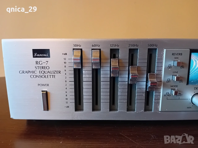 Sansui RG-7 Graphic Equalizer, снимка 3 - Еквалайзери - 54651502