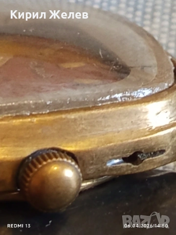 Стар механичен часовник СЛАВА СССР мъжки позлатен за КОЛЕКЦИЯ 54504, снимка 5 - Антикварни и старинни предмети - 54109717