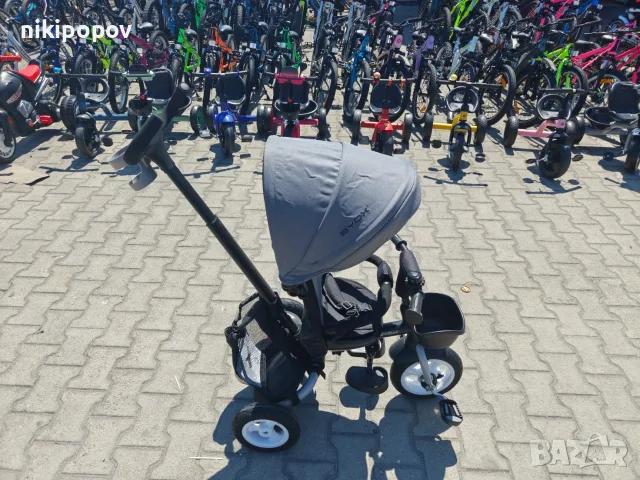 BYOX Детска триколка Flexy LUX сив, снимка 3 - Детски велосипеди, триколки и коли - 55440206
