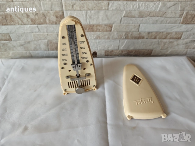 Стар немски метроном - Taktell - Made in Germany - 1970"г., снимка 5 - Антикварни и старинни предмети - 54626815