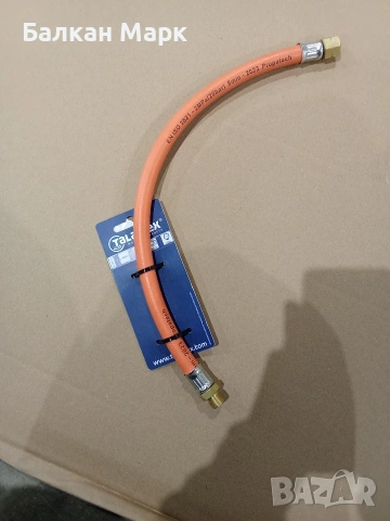 НОВ Професионален газов маркуч Talamex 40см (Внос Германия