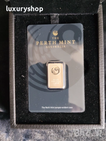 Златно кюлче със всички документи за покупка и произход, 5 грама Perth Mint, снимка 6 - Нумизматика и бонистика - 54961317
