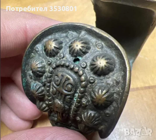 Възрожденска гривна накит рогатка , снимка 3 - Антикварни и старинни предмети - 55558829