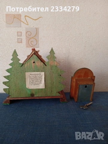 Стар часовник ,,Шварцвалд-кукувица", N:2 часовникк с метро станция. N:3 мини стенен часовник. , снимка 18 - Антикварни и старинни предмети - 53137153