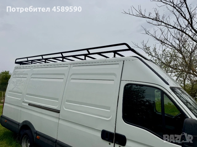 Багажник UGEFA + стълба за бус Iveco Daily MAXXII база, снимка 2 - Части - 54272082