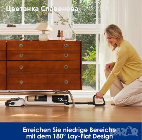 Прахосмукачка Tineco - Floor One S6 Stretch Plus, 5в1, бяла, снимка 14 - Прахосмукачки - 55100439