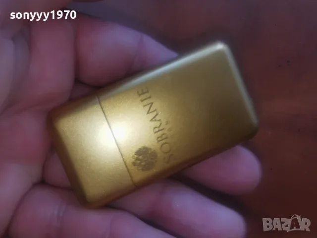 SOBRANIE GOLD NEW-ЗАПАЛКА С РЕОТАН 0608261148, снимка 15 - Колекции - 55570236