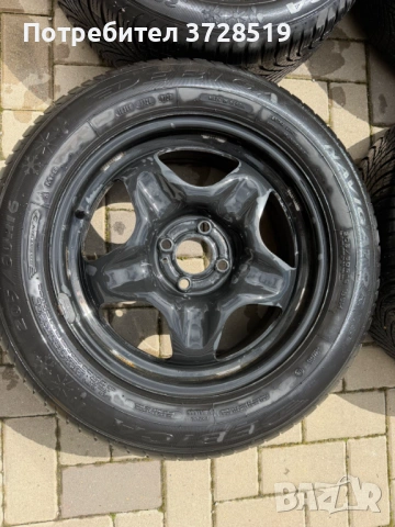 Стоманена джанта Dacia 6.5 J 16", 4, ET 45, снимка 5 - Гуми и джанти - 54405446
