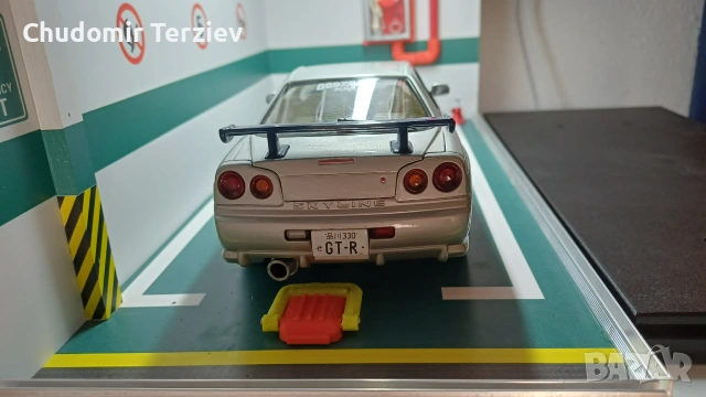 Мащабни модели коли 1:18 / GT-SPIRIT Ford Mustang GTD / MOTORMAX Nissan Skyline R34, снимка 5 - Колекции - 54911522