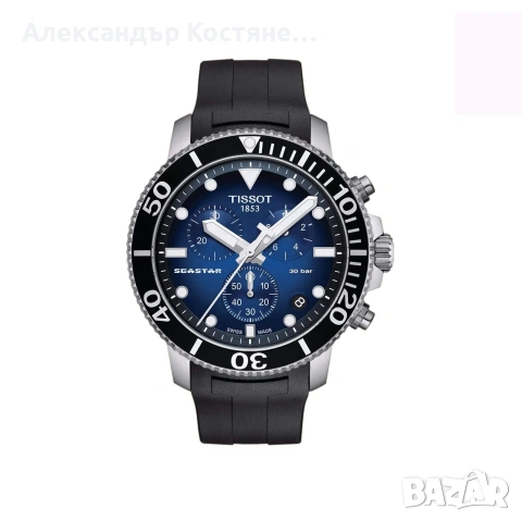 Нов часовник Tissot T-Race Chronograph T115.417.37.051.00 - гаранция, снимка 2 - Мъжки - 55213596