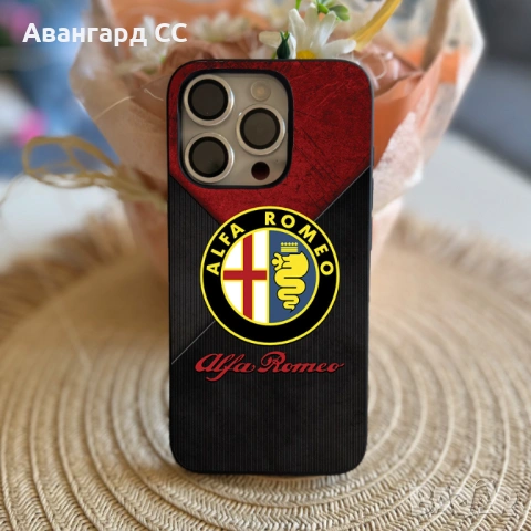 Силиконов калъф за iPhone с лого Alfa Romeo, снимка 10 - Калъфи, кейсове - 54611249