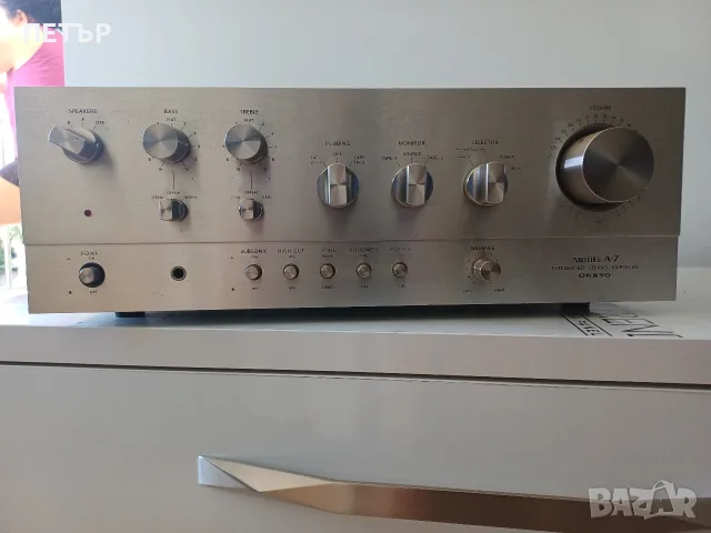 ONKYO A7 . 44.4 Х 15.9 Х 38 см 14 кг, снимка 2 - Ресийвъри, усилватели, смесителни пултове - 55506779
