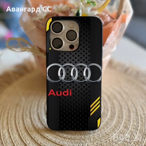 Силиконов Калъф за iPhone с лого Audi, снимка 4 - Калъфи, кейсове - 54611152