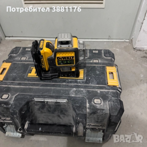 Зелен лазерен нивелир DeWALT - DCE089D1G-QW, 12V, 35 m, 12V 2Ah
