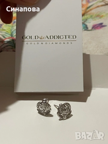 Дамски златни обеци, снимка 3 - Обеци - 54193678