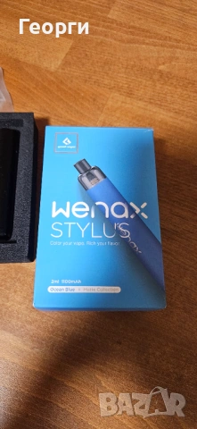 Електронна цигара Wenax Stylus, черна, снимка 3 - Електронни цигари - 54581207