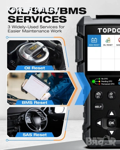 Автодиагностика TOPDON ArtiLink600 с 3 ресет функции, снимка 2 - Аксесоари и консумативи - 54590567