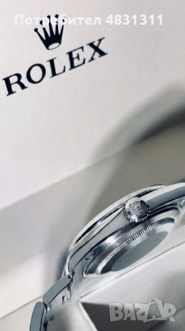 Rolex Oyster Perpetual 41mm Oystersteel Green, снимка 4 - Луксозни - 55004987