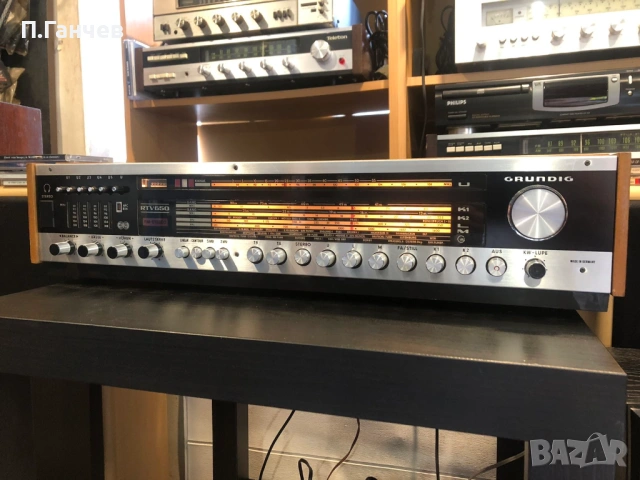 GRUNDIG RTV650 Ресийвър в отлично състояние, снимка 3 - Ресийвъри, усилватели, смесителни пултове - 54376293