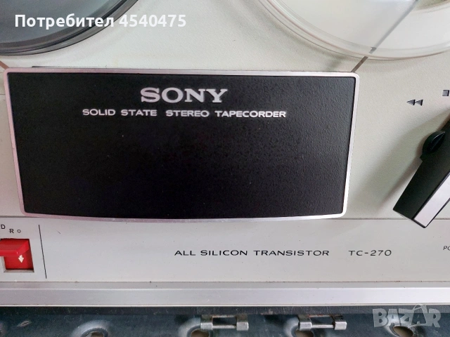 SONY TC-270, снимка 4 - Аудиосистеми - 54541189