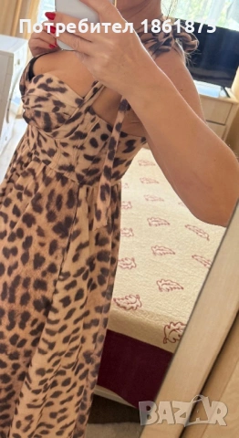 Уникална рокля 100% лен ZIMMERMANN