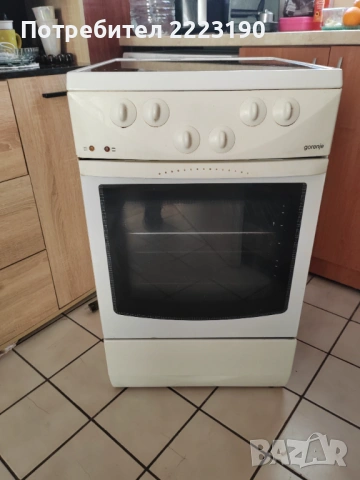 Готварска печка Gorenje (50 см) – Керамичен плот , снимка 2 - Печки, фурни - 54782149