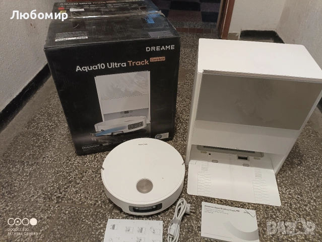 Робот прахосмукачка с моп Dreame Aqua 10 Ultra Track RLR81CE-WH, Технология TrackSync, снимка 4 - Прахосмукачки - 54543090