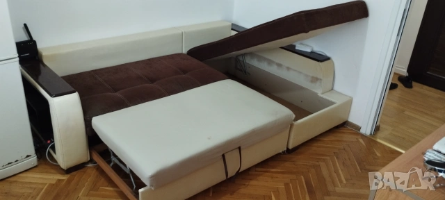 Разтегателен диван, снимка 3 - Дивани и мека мебел - 55227673