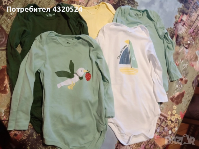 бебешки бодита размер 86/92 размер-5бр.