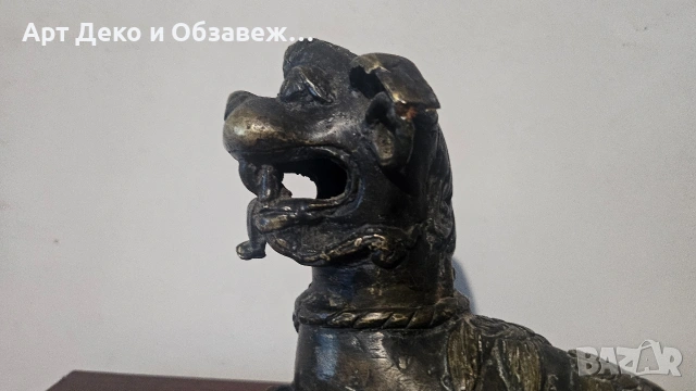 Старо бронзово куче, снимка 3 - Други ценни предмети - 54766756