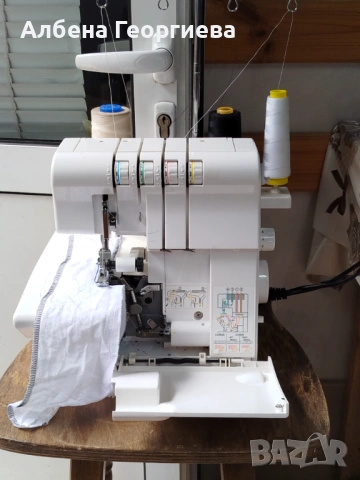 Четириконечен оверлог  SINGER  14SH654, снимка 15 - Шевни машини - 54619124