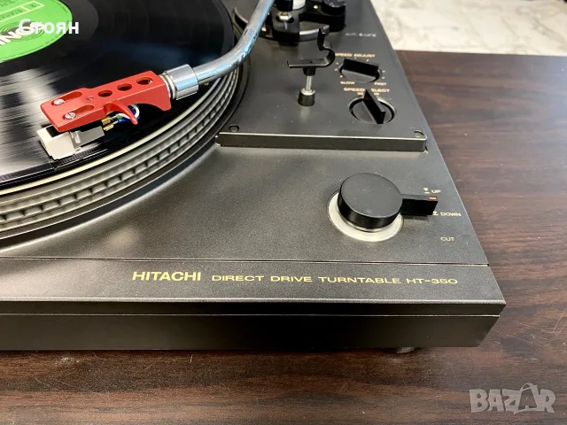 Vintage грамофон Hitachi, снимка 6 - Грамофони - 55473375