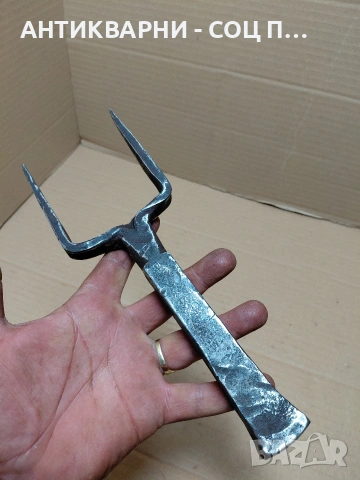 Комплект Соц Стари Чук С Наковалня За Клепане На Коси 1.100кг. НОМЕР 663., снимка 7 - Антикварни и старинни предмети - 54457074