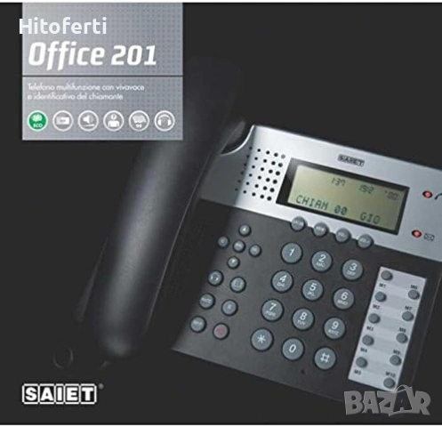 Телефон на Nilox Office 201, снимка 2 - Стационарни телефони и факсове - 54886750