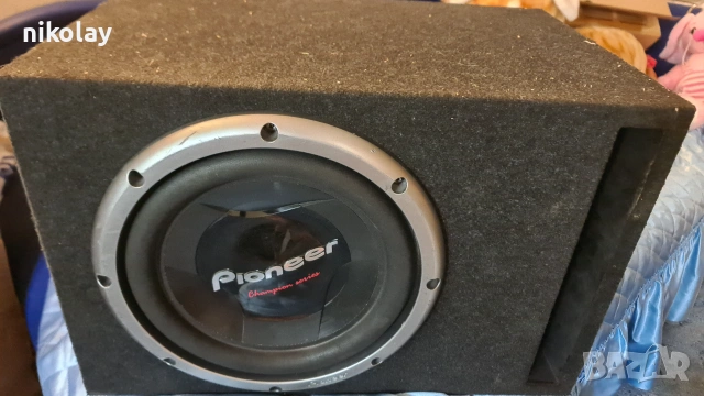 бас каса 12 pioneer, с усилвател