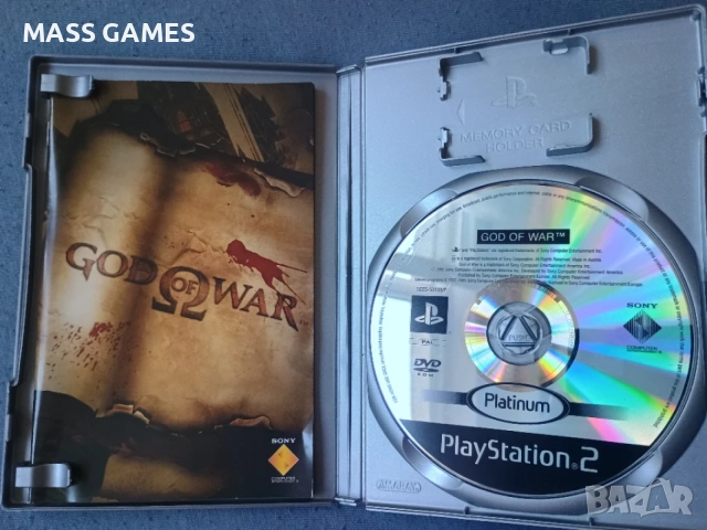 GOD OF WAR PS2 ORIGINAL , снимка 2 - Игри за PlayStation - 55667280