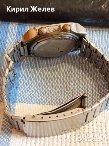 Стар механичен часовник работи ПОЛЕТ СССР рядък за КОЛЕКЦИЯ 54484, снимка 5 - Антикварни и старинни предмети - 54109047