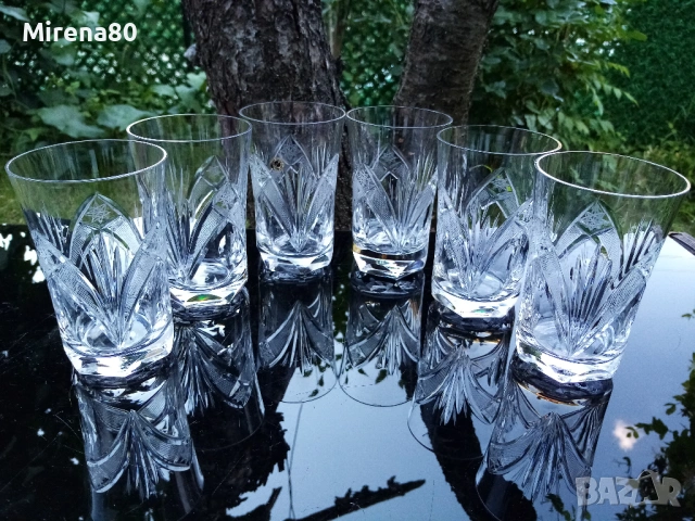 * Зорница * - кристален сервиз за вода НОВ !