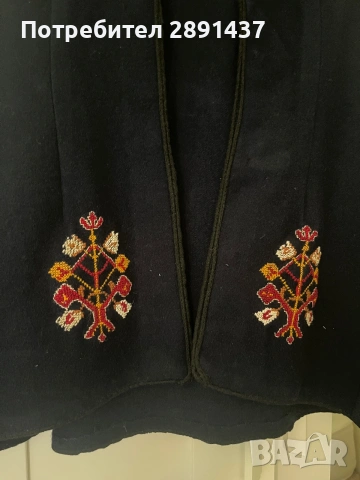 Аба, кошуля , вълнена , ръчна бродерия с вълнени конци, снимка 3 - Антикварни и старинни предмети - 55015347