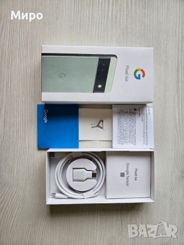 Google Pixel 6a 128GB Отлично състояние + подаръци, снимка 2 - Други - 54378643