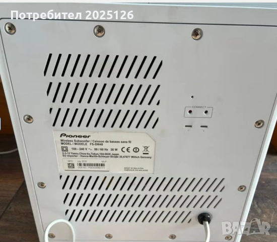 Pioneer Fayola SW40, снимка 9 - Ресийвъри, усилватели, смесителни пултове - 55002151