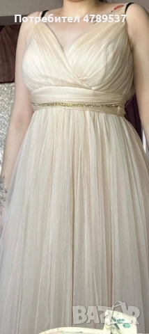 Елегантна дълга рокля 