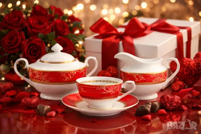 💝 Чаши и Комплекти Костен порцелан 💝, снимка 3 - Сервизи - 38124430